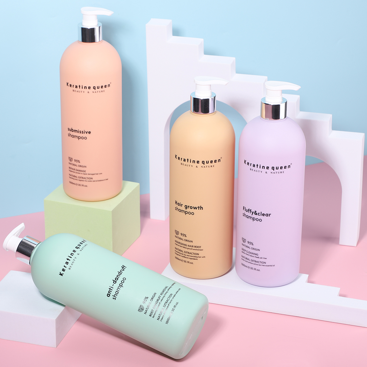 Private Label Damaged Hair Repair Hydrating Shampoo and Conditioner Set