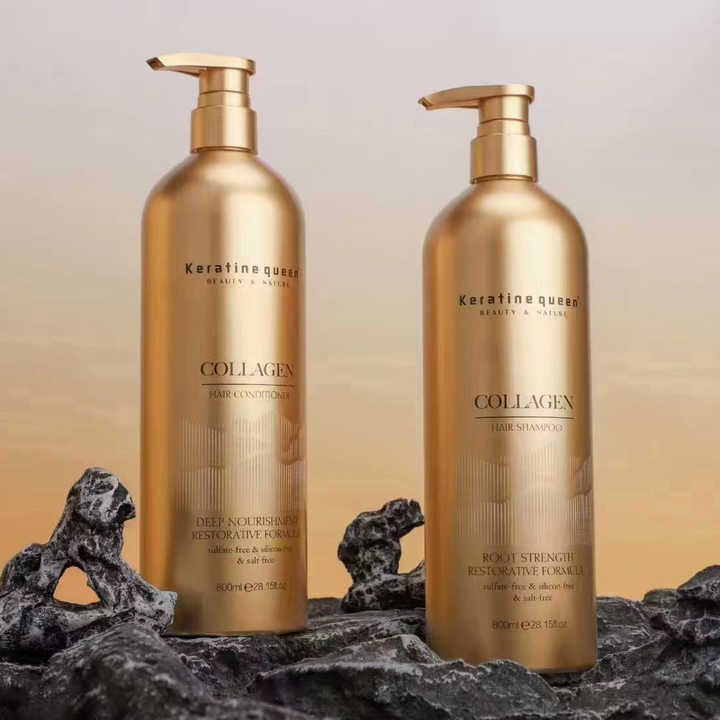 Best Seller Protein Collagen for Damaged Hair Repairing Argan Oil Keratin Collagen Hair Treatment Stronger Hair Growth Shampoo