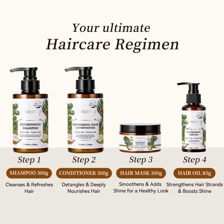 Anti-hair Loss Repairing Private Label Biotin Argan Oil Custom Hair Growth Oil Moisturizing Shampoo 100% Natural Hair Care Set