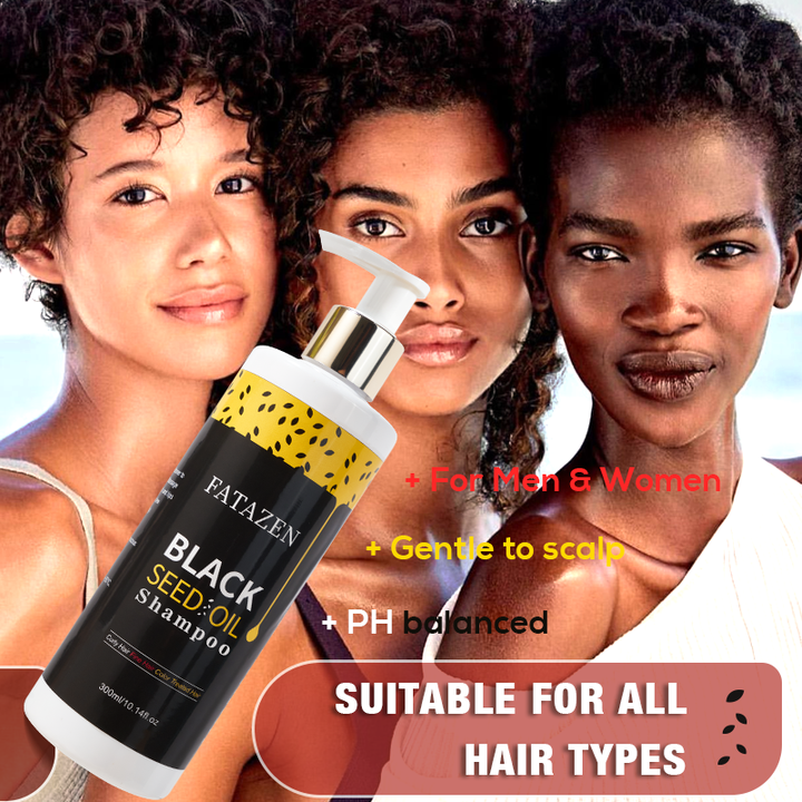 Wholesale Organic Rich Care Hair Regrowth Shampoo Anti-Hair Loss Conditioner Natural Black Seed Oil Essence Hair Shampoo