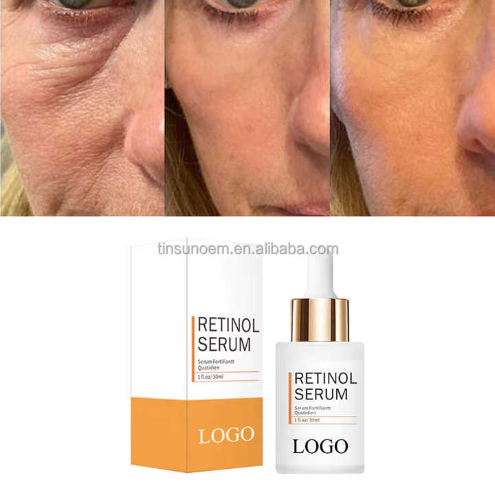 Private Label Korean Skin Tightening Collagen Serum Anti Aging Vitamin c Face Serum Retinol Serum